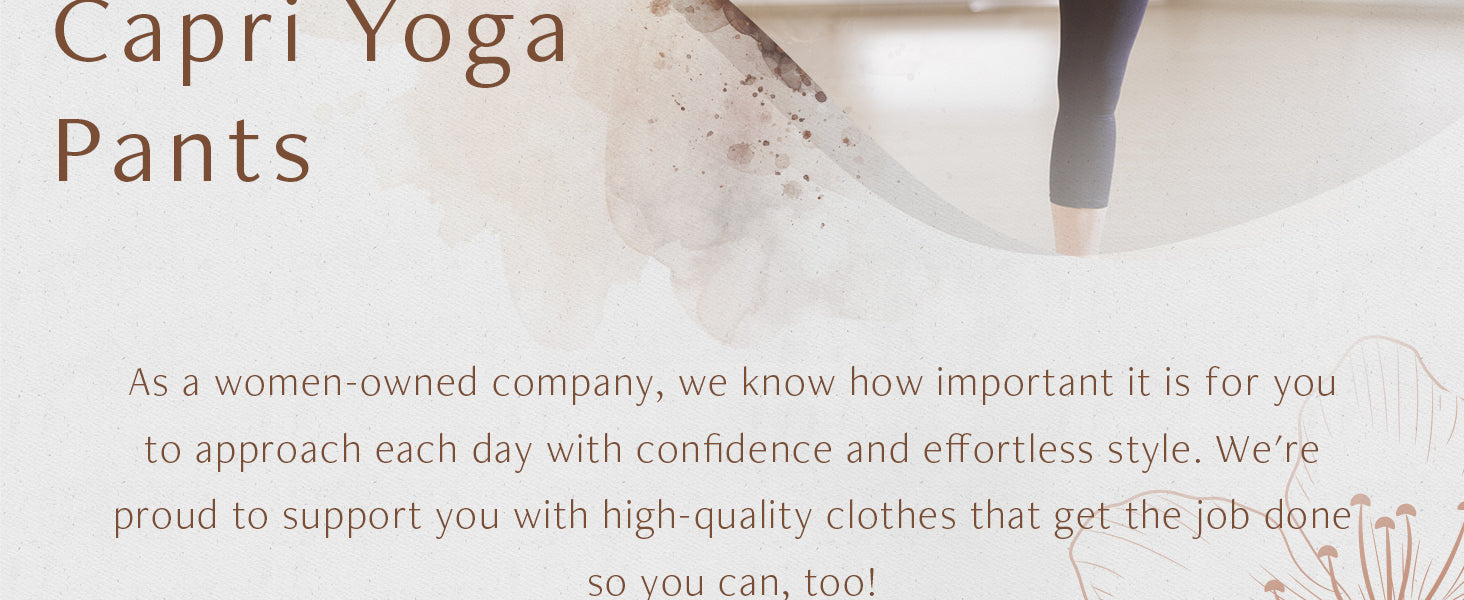 Stelle Women's Capri Yoga Pants with Pockets Essential High Waisted Legging for Workout Cycling Leggings