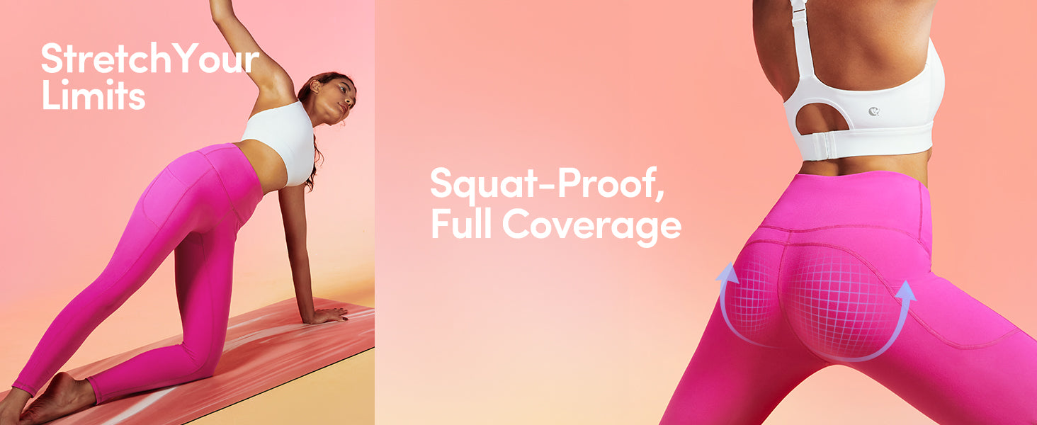 IUGA High Waist Yoga Pants with Pockets, Leggings for Women Tummy Control, Workout Leggings for Women 4 Way Stretch