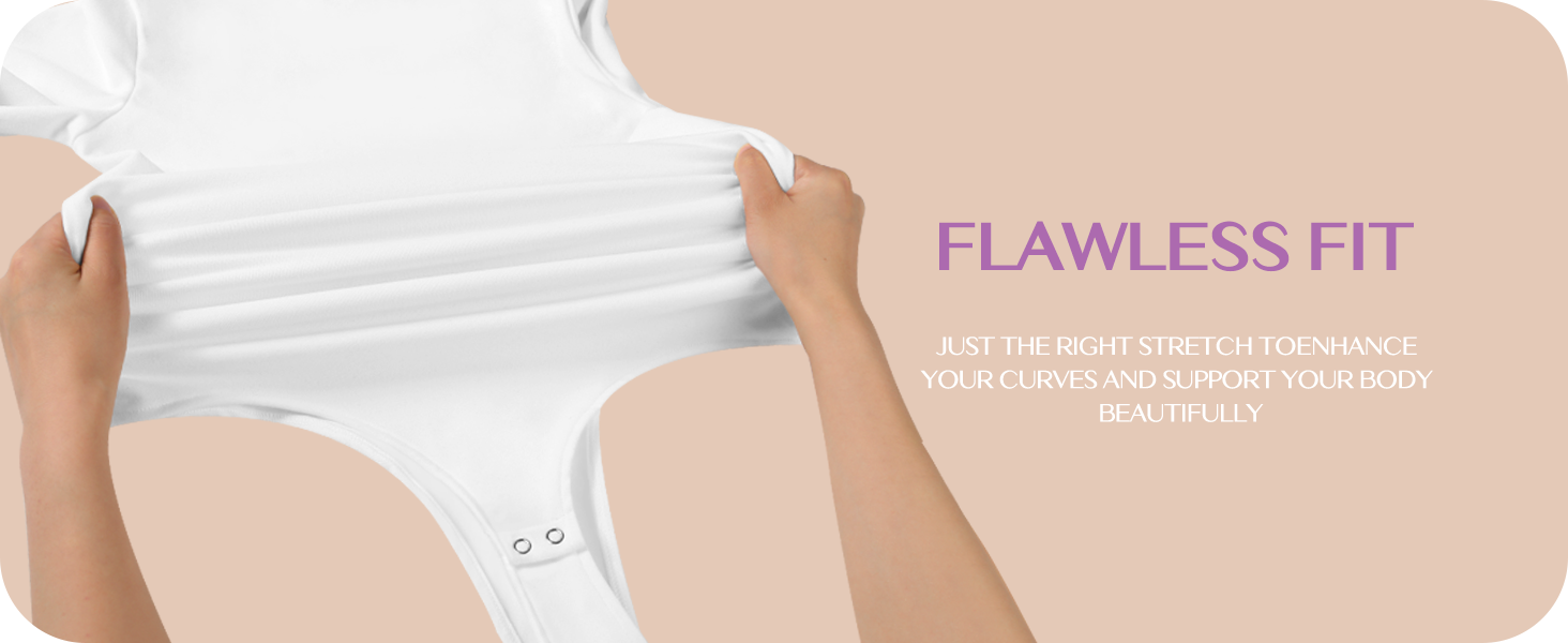 Long Sleeve Bodysuit for Women Crew Round Neck Basic Women Clothing Body Suit Tops Leotards for Womens Jumpsuit