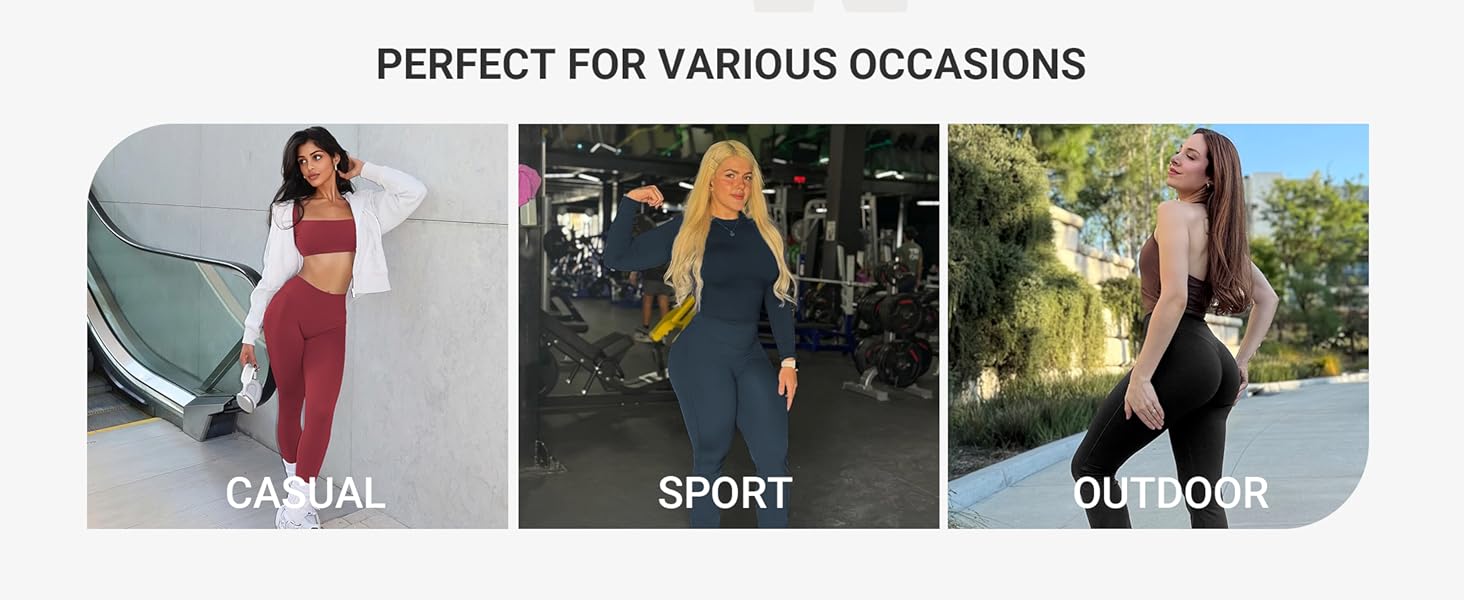 Workout Leggings for Women Hidden Scrunch Tummy Control Leggings Agathia High Waisted Gym Yoga Pants