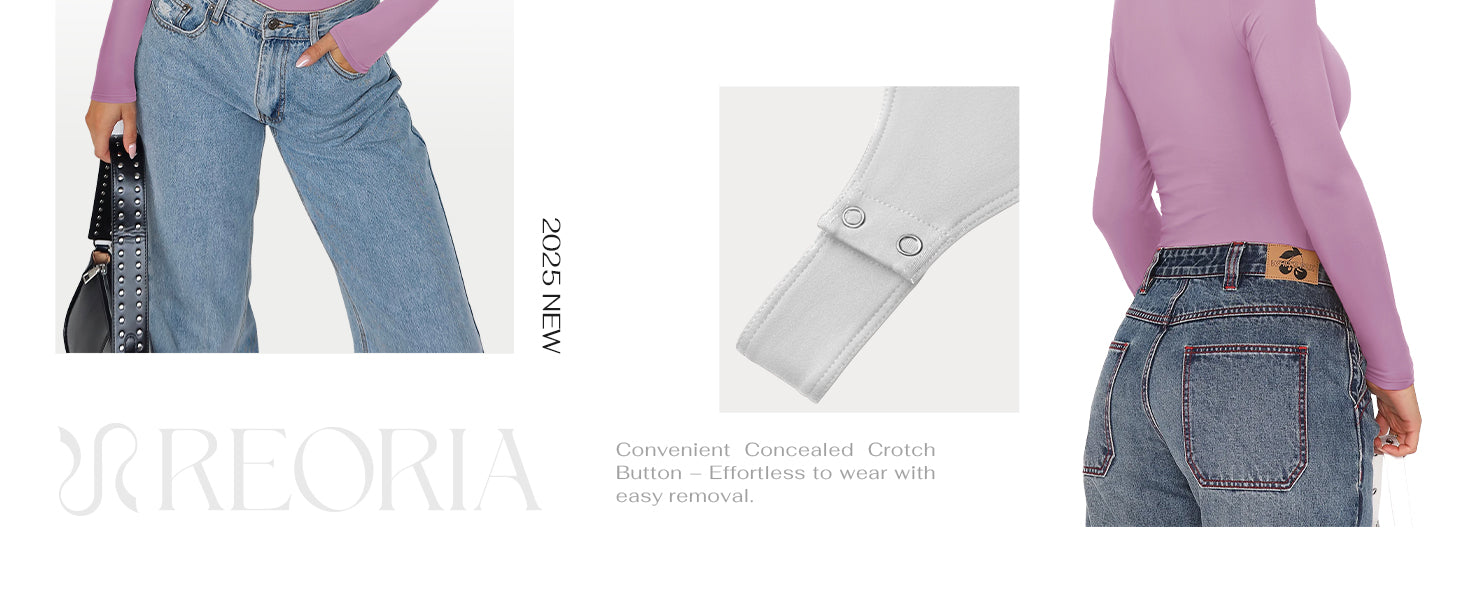 Women's Lace V Neck Long Sleeve Bodysuits Trendy Going Out Body Suit Tops Fall Outfits 2025