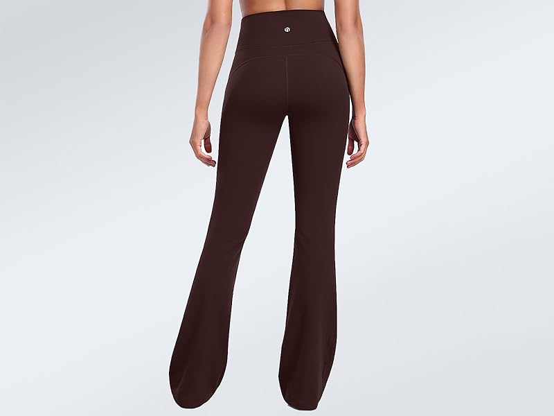 HeyNuts Mellow Flare Leggings 29"/30.5"/32.5"/34.5", High Waisted Tummy Control Wide Leg Bootcut Yoga Pants Lounge Soft