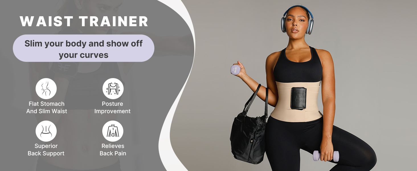 Waist Trainer for Women Waist Cincher Corset Shapewear Body Shaper Tummy Control Stomach Belt Postpartum Band