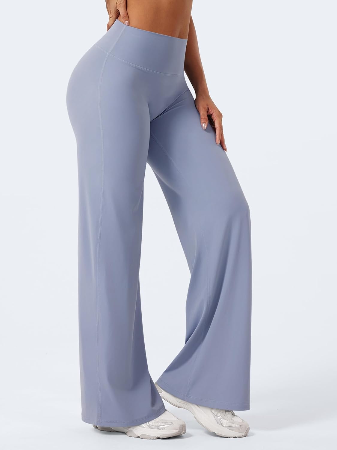 Workout Leggings Womens No Front Seam Straight Leggings 29" / 31.5" / 33" High Waist Buttery Eddiy Gym Yoga Pants