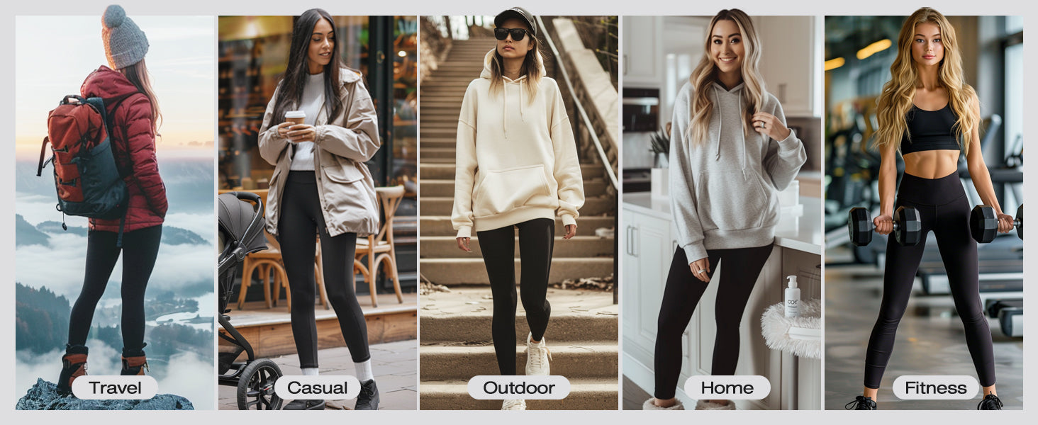 Leggings for Women - Soft High Waisted Tummy Control Workout Yoga Pants