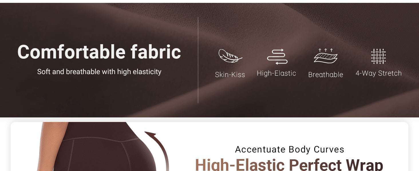 MIRITY High Waist Yoga Leggings with Pockets for Women - Buttery Soft Workout Stretchy Yoga Pants Pack of 1