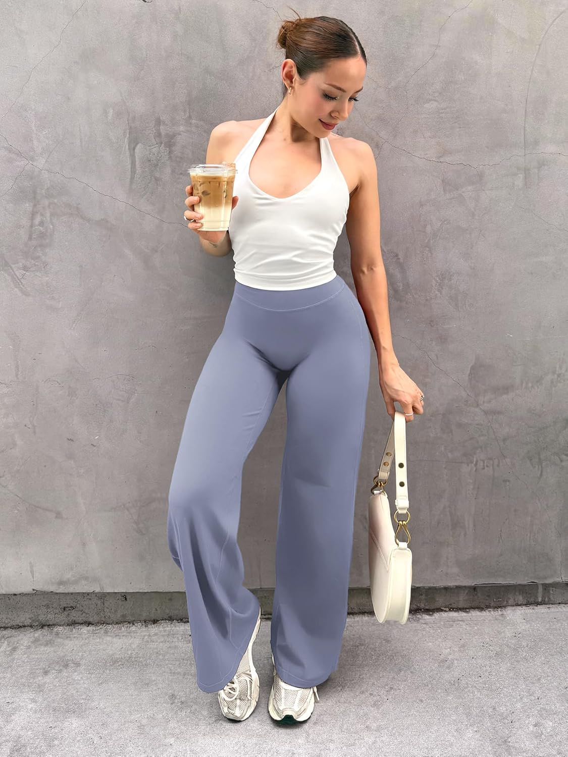 Workout Leggings Womens No Front Seam Straight Leggings 29" / 31.5" / 33" High Waist Buttery Eddiy Gym Yoga Pants