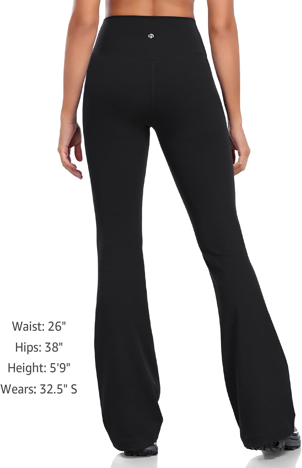 Harmony Flare Leggings 29"/30.5"/32.5"/34.5", High Waisted Tummy Control Wide Leg Bootcut Yoga Pants Lounge Soft