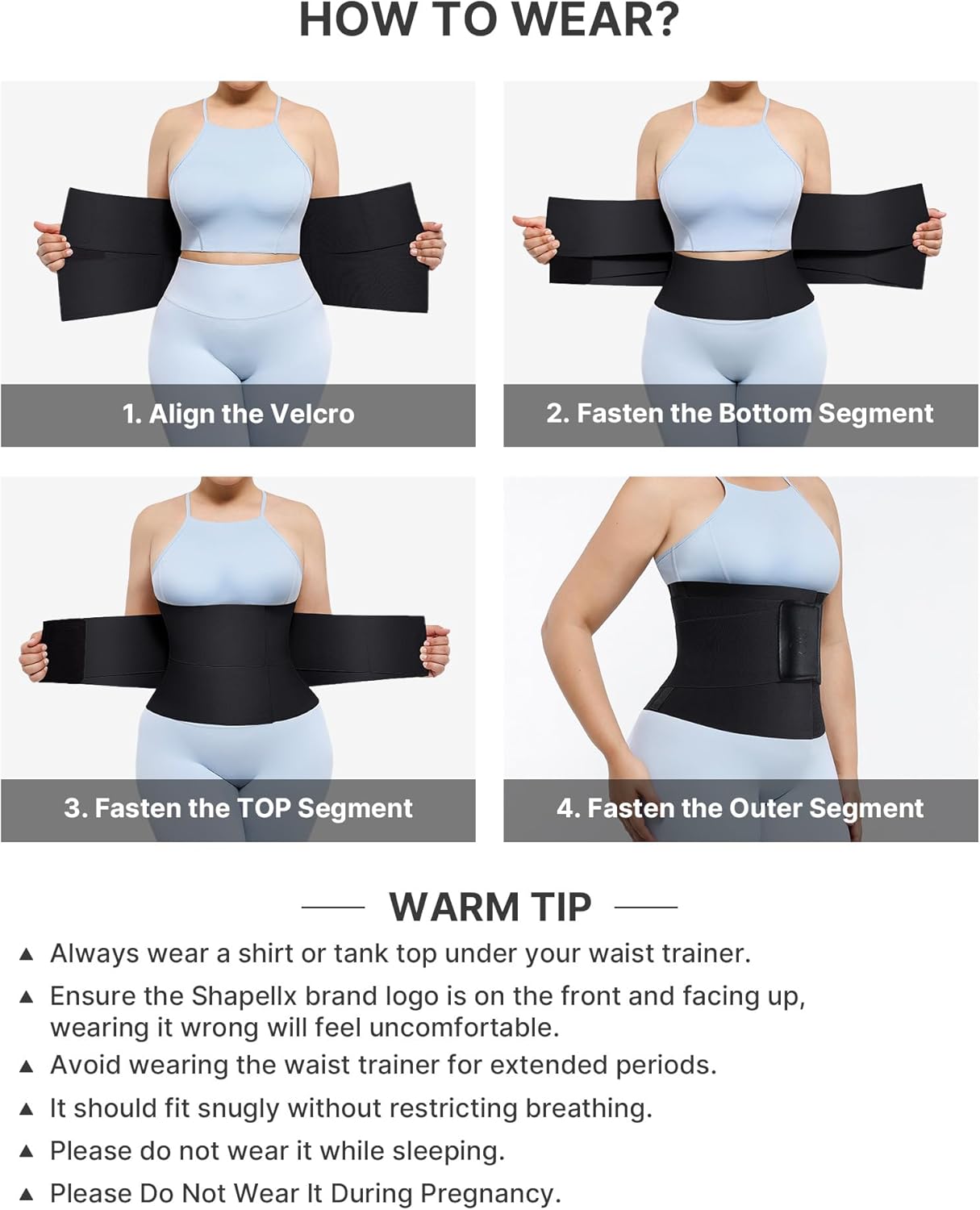 Waist Trainer for Women Waist Cincher Corset Shapewear Body Shaper Tummy Control Stomach Belt Postpartum Band