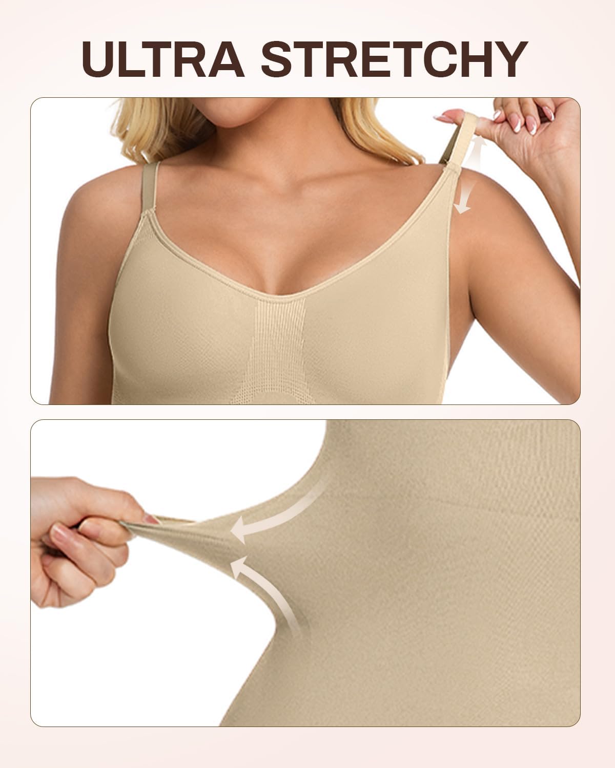 Shapewear for Women with Tummy Control, Seamless Sculpting Bodysuit for Workouts and Daily Wear Comfortable