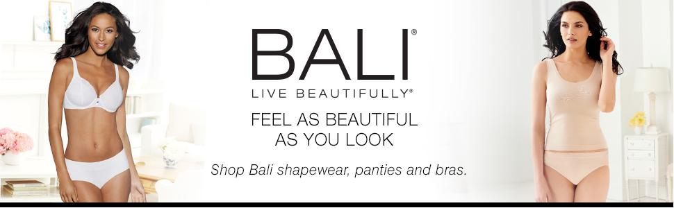 Bali womens Lace Body Shaper, Lace 'N Smooth Firm-control Shapewear, Built-in Underwire Bra