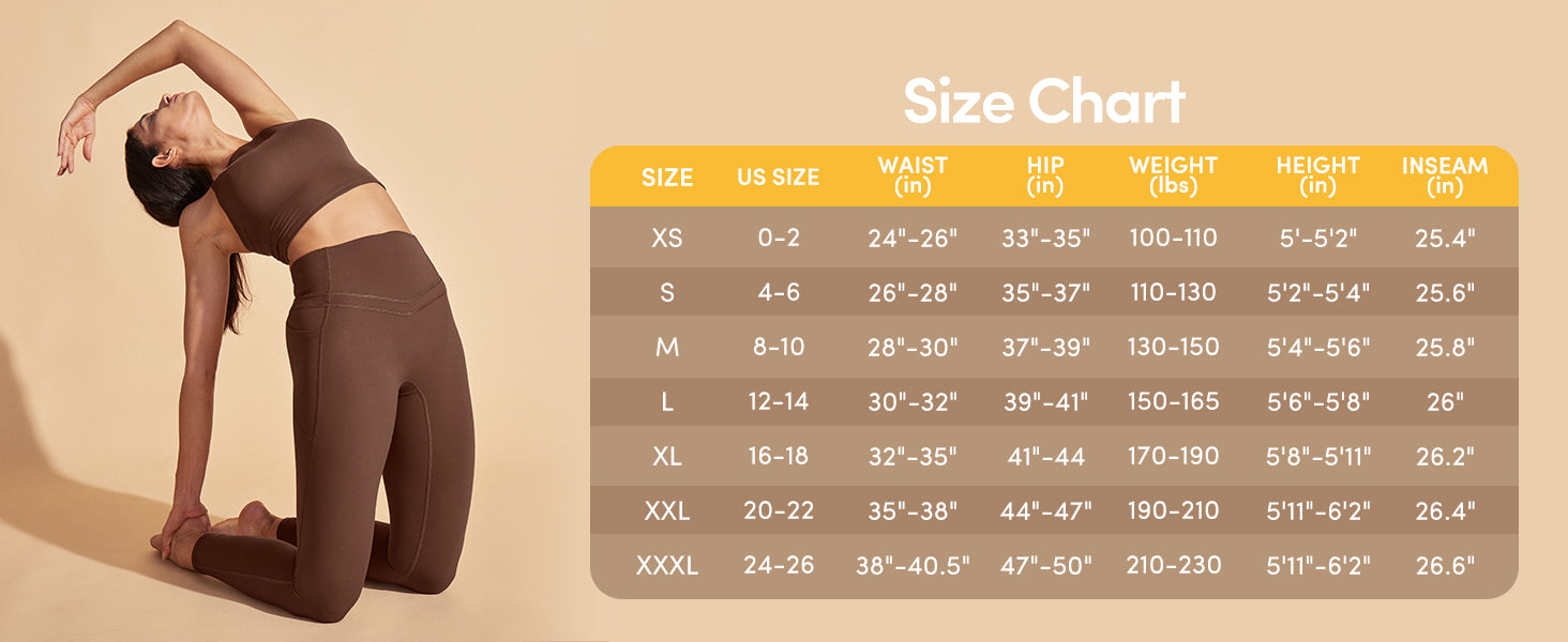 IUGA Compression Leggings with Pockets for Women Tummy Control Leggings No Front Seam Workout High Waist Yoga Pants