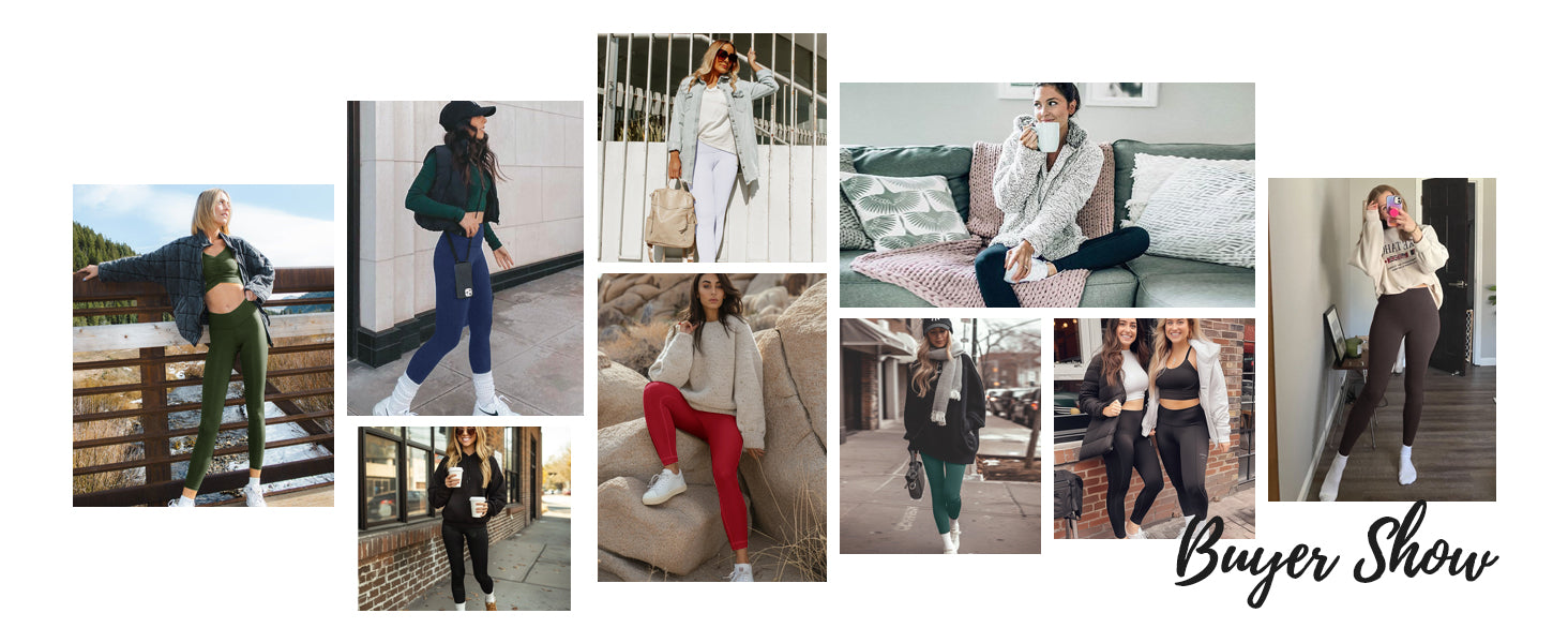 Leggings for Women - Soft High Waisted Tummy Control Workout Yoga Pants