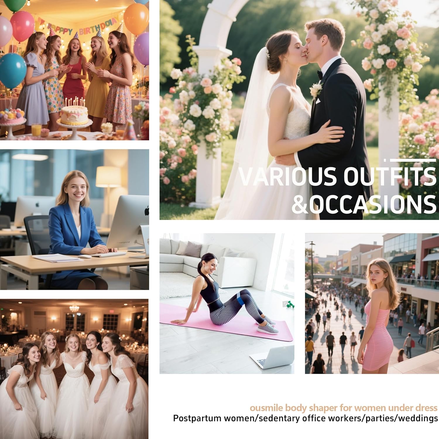 Tummy Control Shapewear for Women High Waisted Butt Lifting Thigh Slimmer Body Shaper Shorts Under Dress spanx