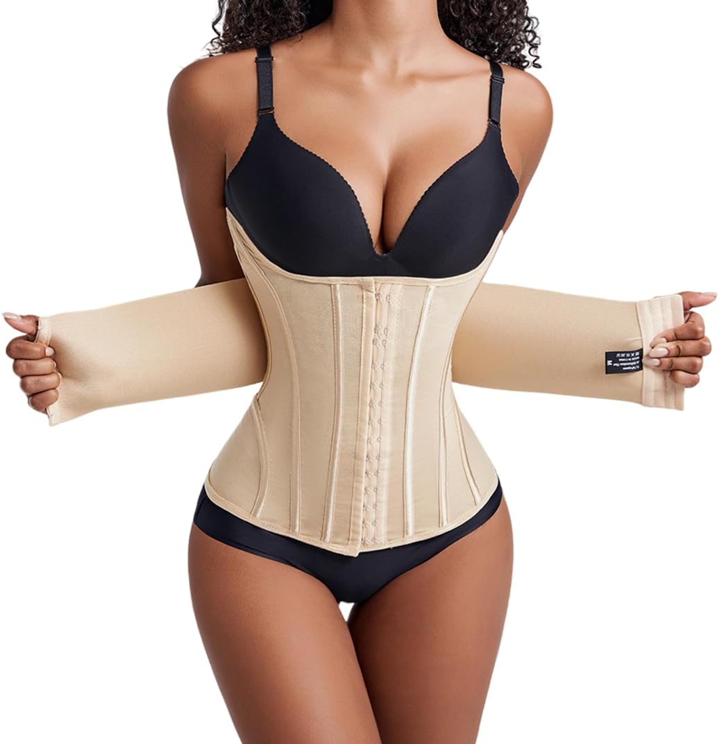 Waist Cincher Shaperwear for Womem Full Body Women Double Belt Wrap Corset Trainer Tummy Control Shaper
