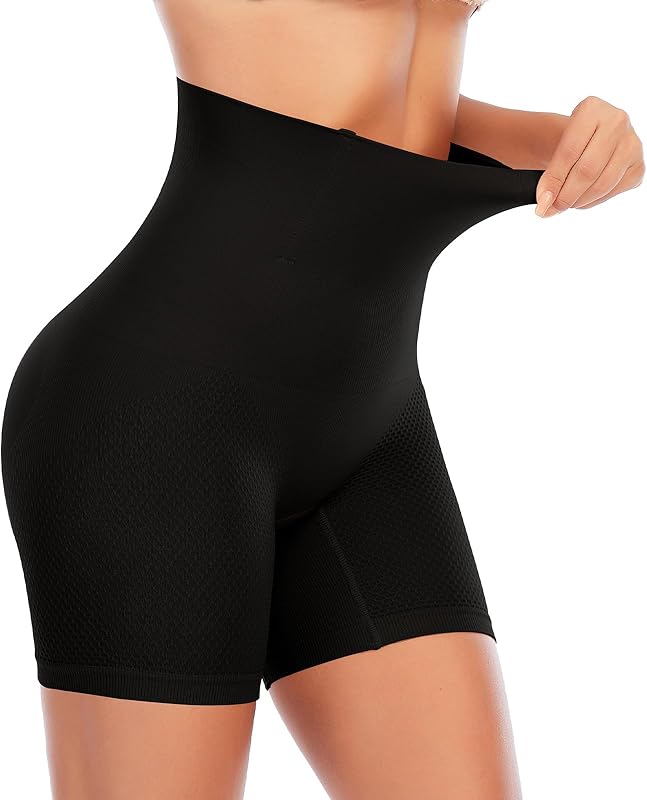Womens Shapewear Shorts Tummy Control Body Shaper Thigh Slimmer Slip Shorts for Under Dress Shapewear Underwear