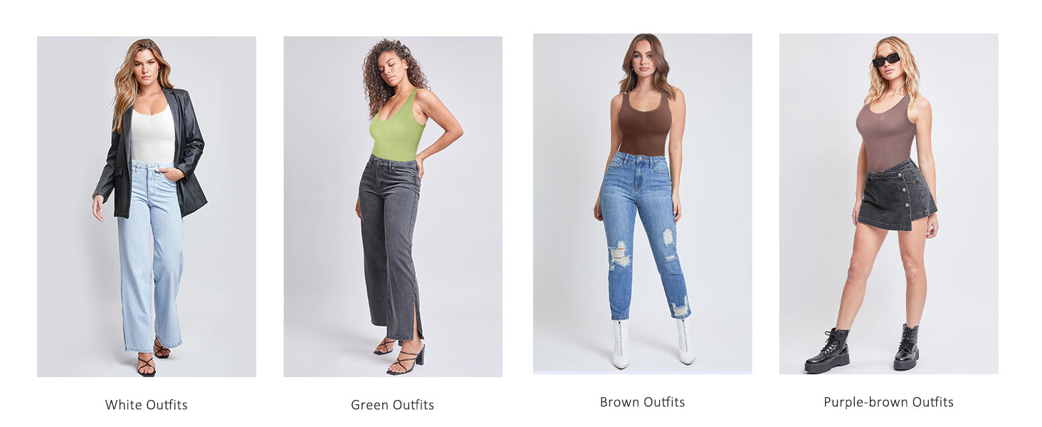 Womens' Waist Trainer Seamless Round Neck Tummy Control Shapewear Bodysuit