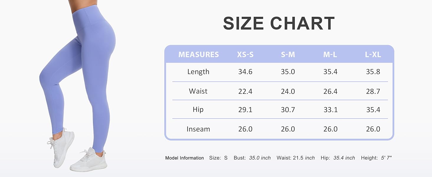 Women's High Waist Yoga Leggings Ultra Stretchy Soft Breathable Tummy Control Running Workout Pants