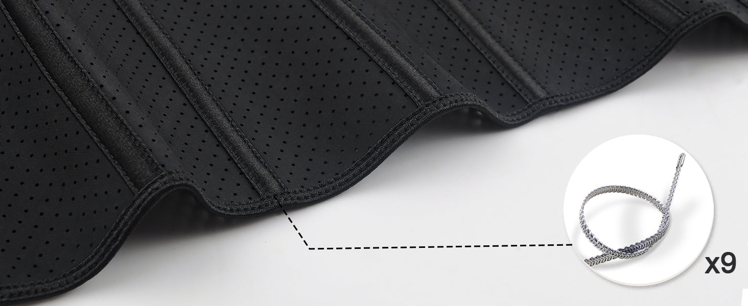 Corset Waist Trainer for Women, Latex Waist Cincher Workout Body Shaper Breathable Girdle Sport Belt